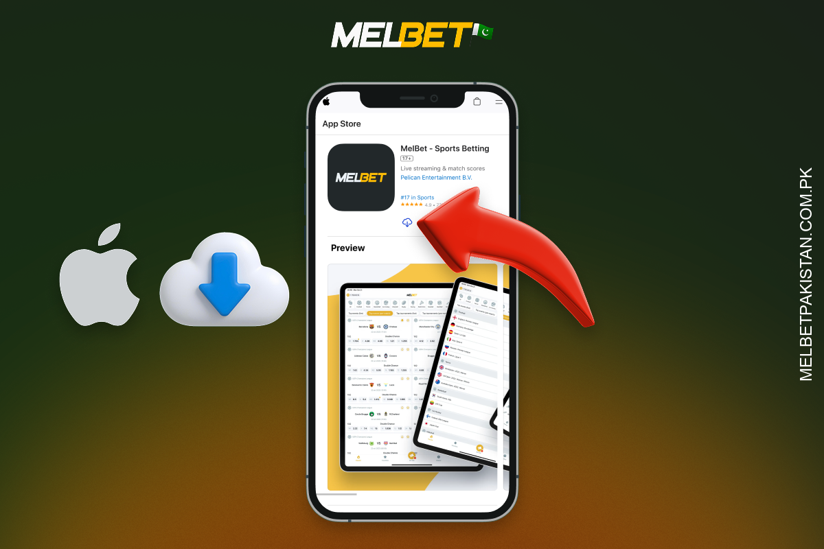 Download Melbet on your iPhone or iPad via the App Store, install it, and start placing bets in Pakistan