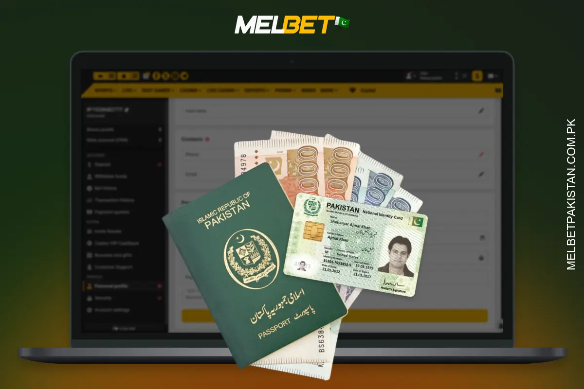 For full verification at Melbet Pakistan, you will need to provide proof of identity, proof of address and a selfie in order to unlock withdrawals and all platform features